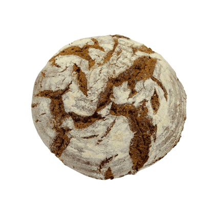 Pain tourte de seigle, biobakehouse, maroc, levain naturel, livraison partout au maroc
