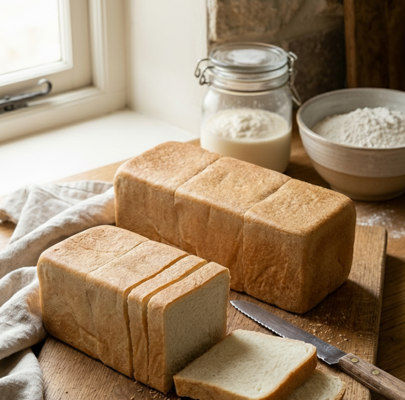 pain de mie au levain naturel biobakehouse cuisine avec levain