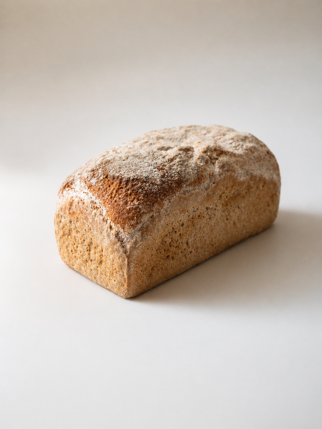 Pain sans gluten au levain naturel – riz & sarrasin (≈ 900 g)